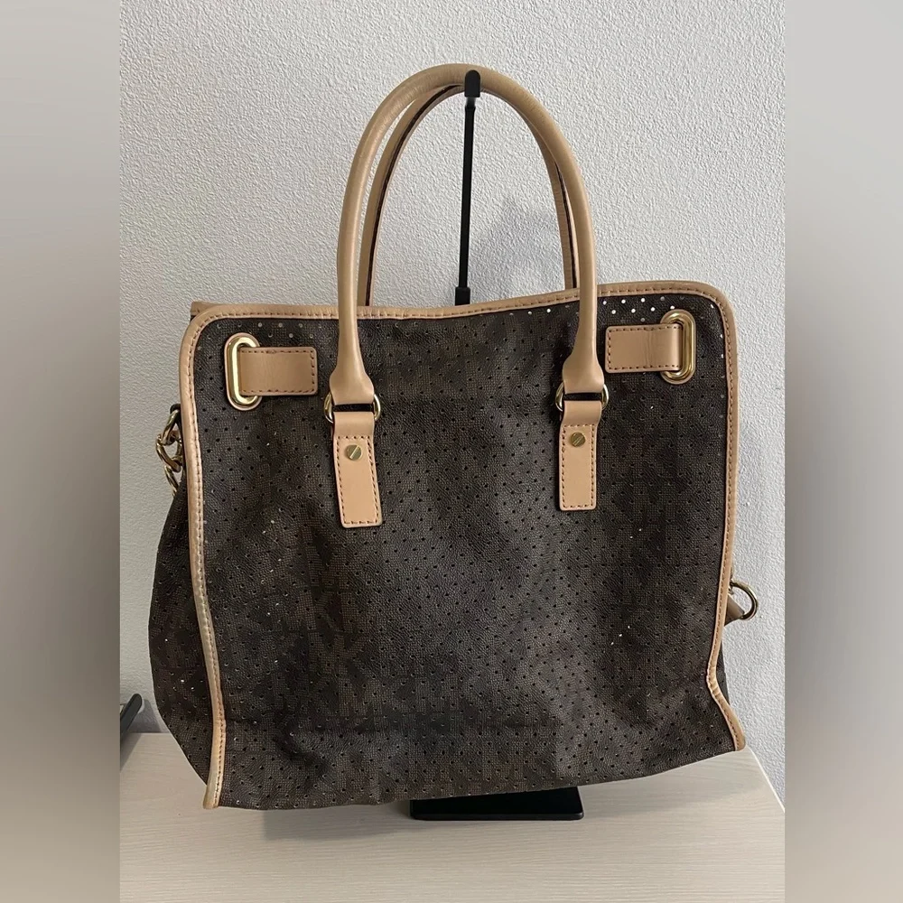 MICHAEL KORS Perforated Hamilton Purse